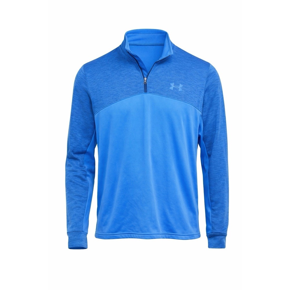 Under Armour 1/4 Zip Pullover Men's Large Blue Athletic Lightweight Top